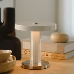 Oppladbare Bordlamper>DFTP Trezzi portabel bordlampe - oppladbar Hvit