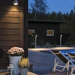 Utelamper Med Opp/Ned Lys>Konstsmide Trieste vegglamper - stål Galvanisert