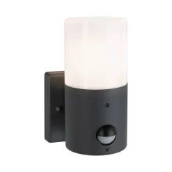 Utelamper - Klassiske Vegglamper>Paulmann Tube vegglampe utendørs IP44 - Sensor Grå