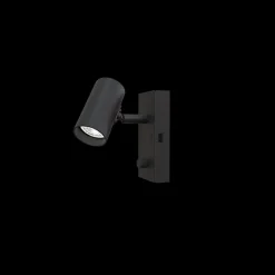 Leselamper|Vegglamper Med Usb>Belid Tyson vegglampe m/USB høyre side dimbar - Svart