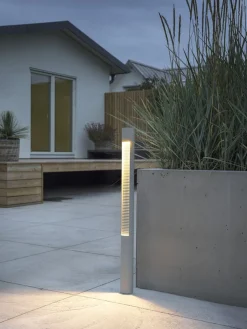 Pullert>Konstsmide Udine pullert utendørs 97 cm 12W 3000K IP65 - Hvit