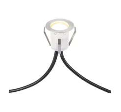 Unite 12 System>Marksløjd Unite 12 Decklight 0,4W 2700 Kelvin utendørs IP44 - 6 pakning - Børstet stål