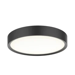 Baderomsbelysning Tak|Kjøkkenbelysning Tak>Halo Designs Universal taklampe 28 cm 3-step dim 12W 3000 Kelvin IP44 - Svart