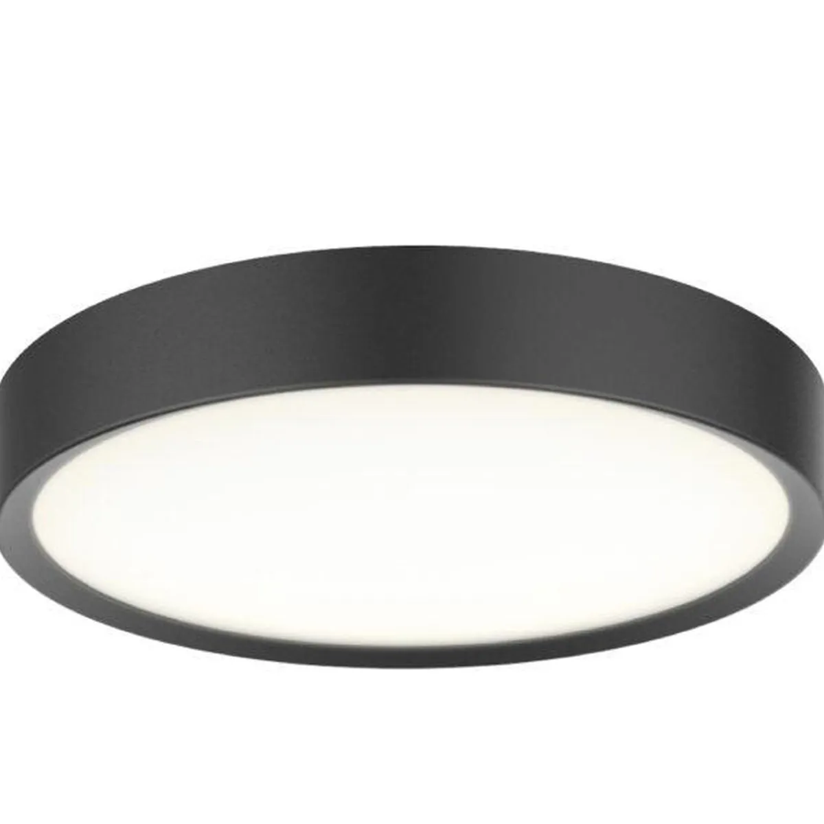 Baderomsbelysning Tak|Kjøkkenbelysning Tak>Halo Designs Universal taklampe 33 cm 3-step dim 18W 3000 Kelvin IP44 - Svart