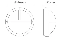Kjøkkenbelysning Tak|Utelamper - Veggskjold / Plafond><noscript><img width=