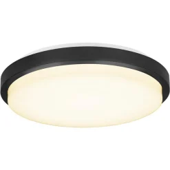 Kjøkkenbelysning Tak|Taklamper / Takplafonder>Halo Designs Upscale Led plafond Ø28 24W - Svart