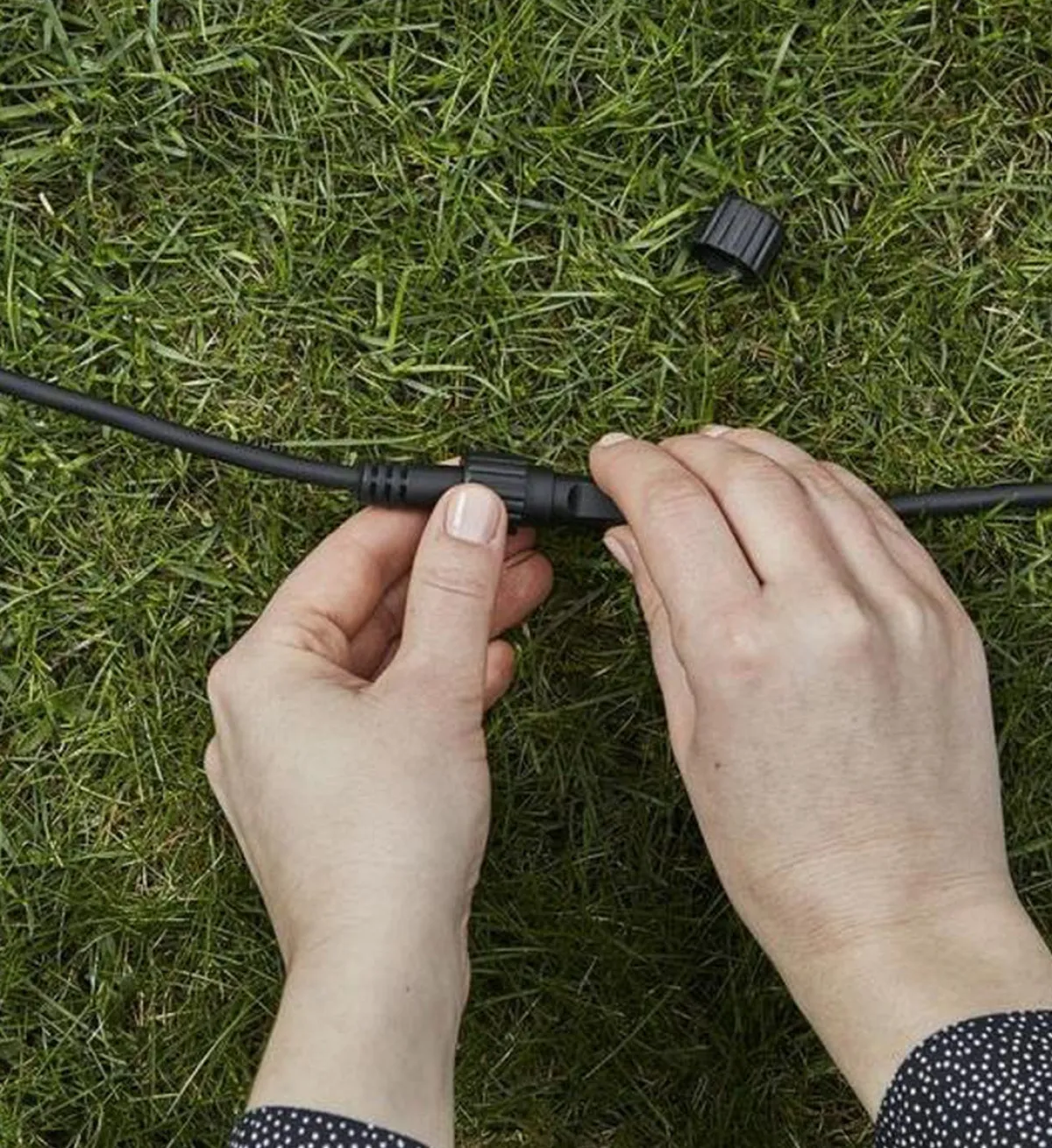 Garden 24 System>Marksløjd Utvidelseskabel 5m - Garden 24 - Svart