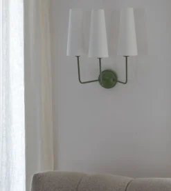 Interiørlamper>Hallbergs Valentina vegglampe med lampeskjermer - Svart/Hvit Svart / Hvit