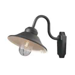 Utelamper - Klassiske Vegglamper>Konstsmide Vega vegglampe Svart