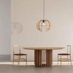 Kjøkkenbelysning Tak|Takpendler>TK Lighting Venus wood takpendel 46 cm Natur