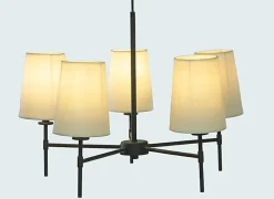 Kjøkkenbelysning Tak|Lysekroner>Aneta Lighting Verbier takkrone 5-lys Svart / Hvit