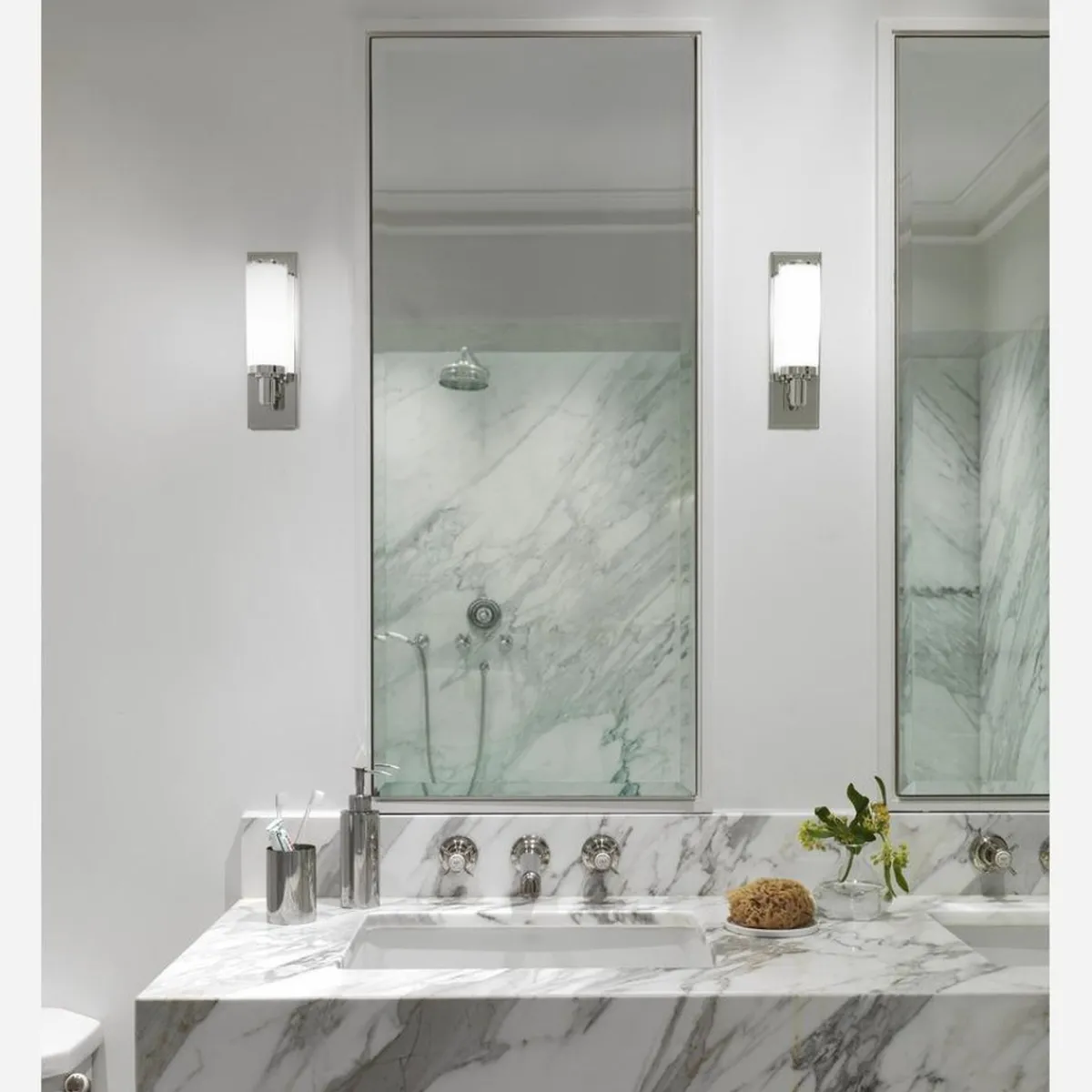 Baderomsbelysning Vegg>Astro Lighting Verona vegglampe baderom IP44 Polert krom