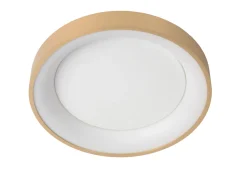 Kjøkkenbelysning Tak|Taklamper / Takplafonder>Lucide Vidal 28 cm taklampe 21W dimbar LED - Matt Gull