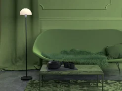 Interiørlamper Gulv>Herstal Vienda gulvlampe E14 - Hvit/Svart Hvit / Svart