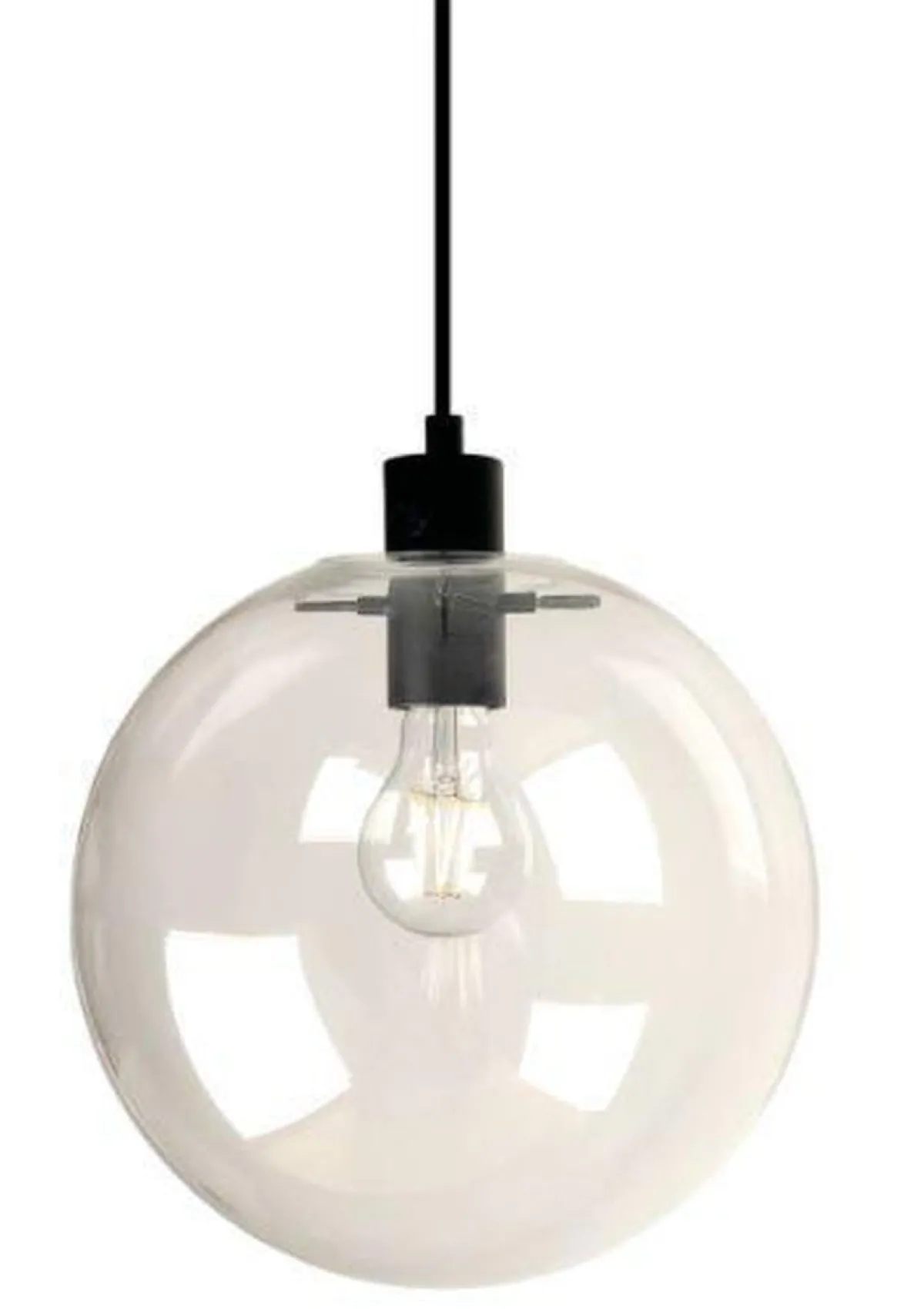 Kjøkkenbelysning Tak|Takpendler>NorDesign Viola takpendel 25 cm - Svart/klar