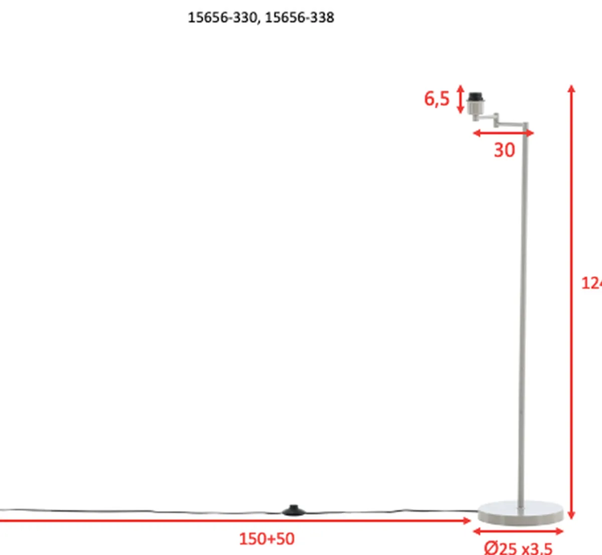 Interiørlamper Gulv>Venture Home Virro gulvlampe 126 cm - Beige