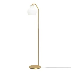 Louis Poulsen>Louis Poulsen VL Ring Crown gulvlampe Messing/opal