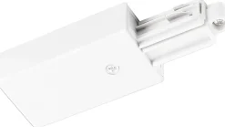 Kjøkkenbelysning Tak|Vox Spotskinner>NorDesign Vox endetilkobling (L) - Hvit