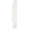 Interiørlamper>Ferm Living Vuelta Vegglampe 100cm - hvit /messing