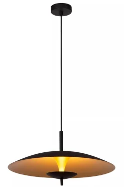 Kjøkkenbelysning Tak|Takpendler>Lucide Vulcan takpendel 47 cm 9W 3000 Kelvin Svart