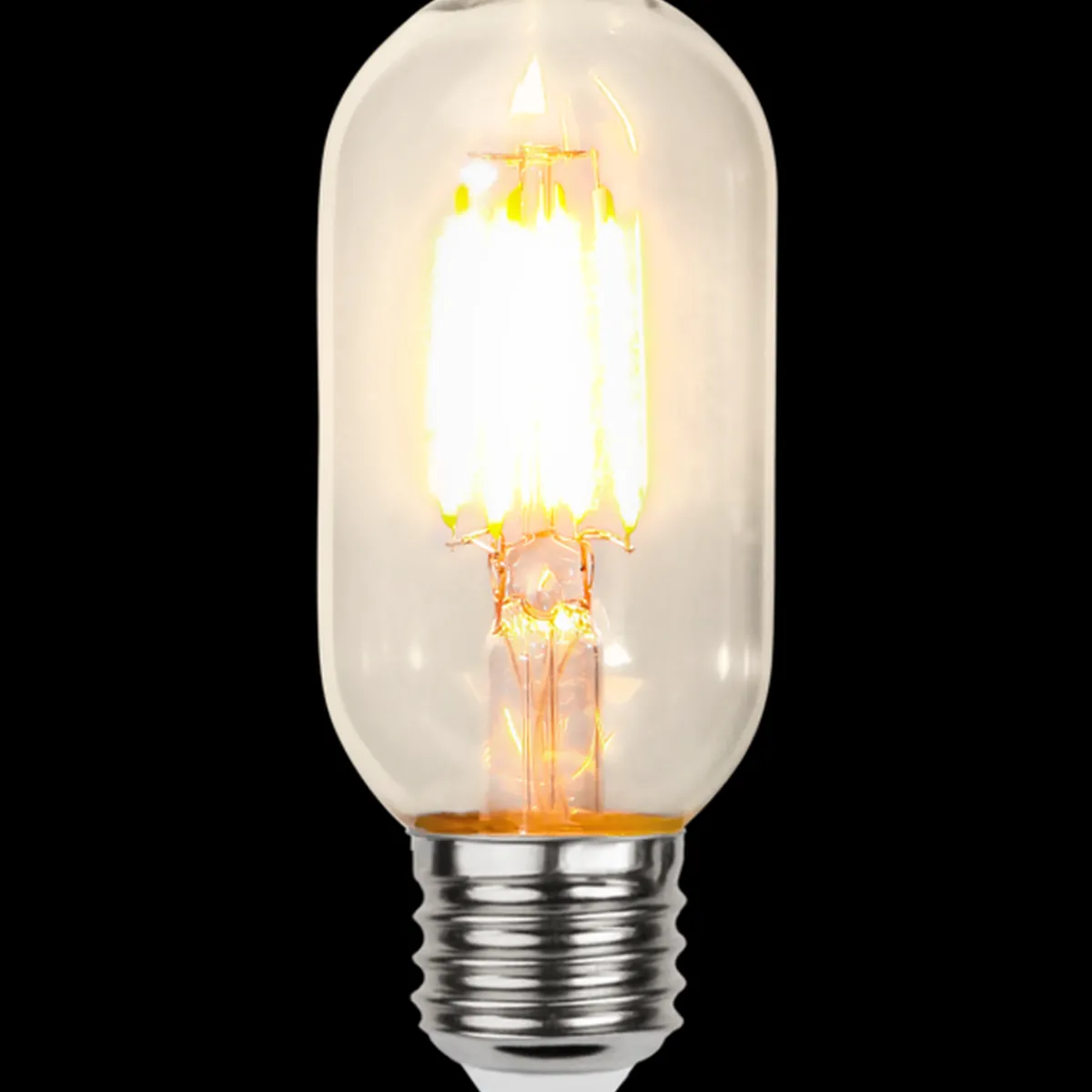 Led-Lyspærer Med Sensor/Skumringsrelé|Led-Pærer E27 Sokkel>Star Trading 4W E27 LED med sensor 2100K 45mm