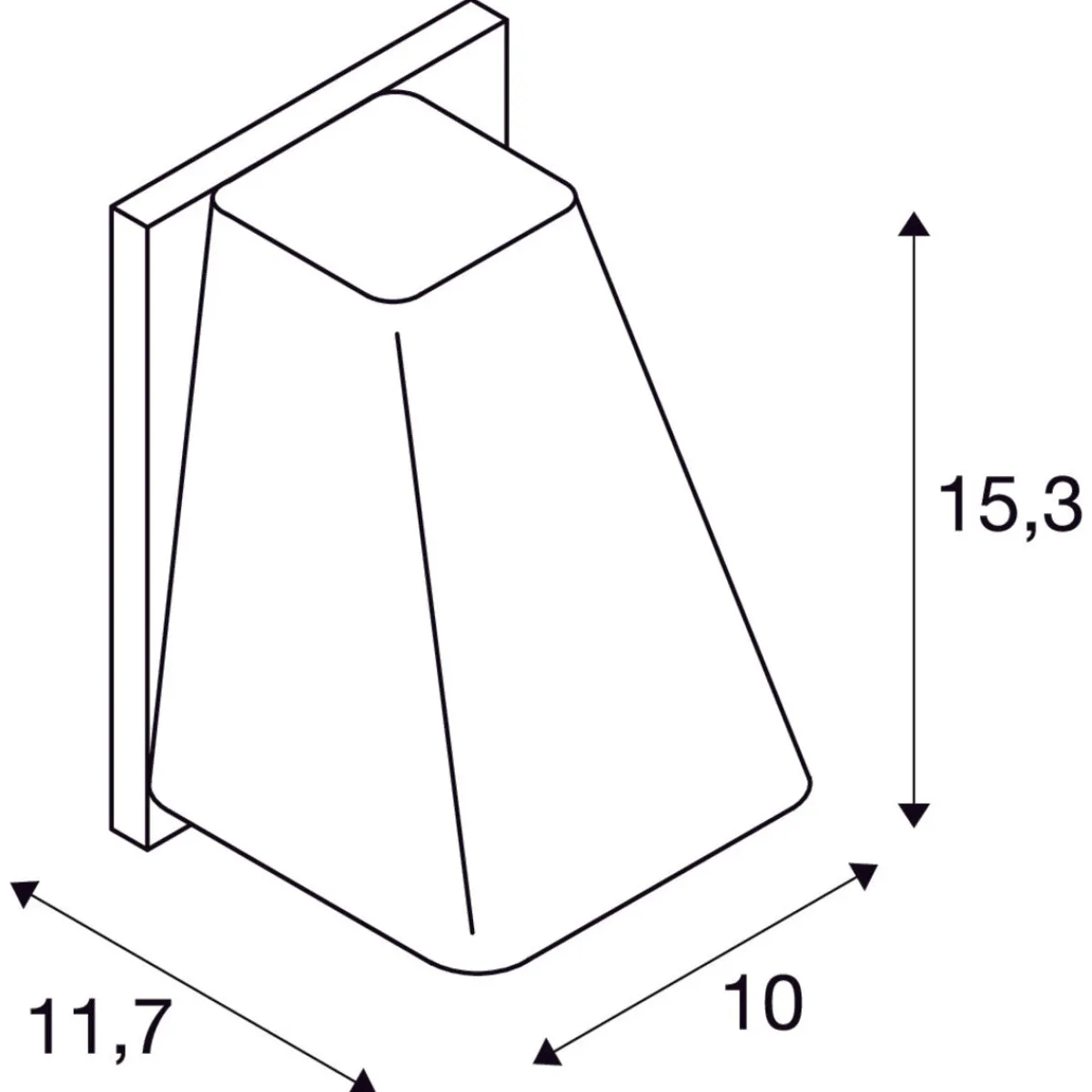 Utelamper Med Opp/Ned Lys>Slv Wallyx vegglampe utendørs IP44 Antrasitt