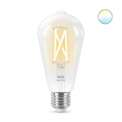 Led-Smartlyspærer|Led-Pærer Smart E27 Sokkel>WiZ E27 Lyspære filament A64 6,7W Wifi - Justerbar fargetemperatur 2700-6500 Kelvin