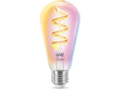Led-Smartlyspærer|Led-Pærer Smart E27 Sokkel>WiZ E27 Lyspære filament ST64 6,3W Wifi 2700-6500 Kelvin fullfarge RGB