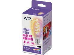 Led-Smartlyspærer|Led-Pærer Smart E27 Sokkel>WiZ E27 Lyspære filament ST64 6,3W Wifi 2700-6500 Kelvin fullfarge RGB