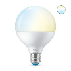 Led-Smartlyspærer|Led-Pærer Smart E27 Sokkel>WiZ E27 Lyspære G95 11W Wifi - Justerbar fargetemperatur Opal