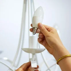 Led-Smartlyspærer|Led-Pærer E14 Sokkel>WiZ E14 Mignon Lyspære 4,9W Wifi - Fullfarge