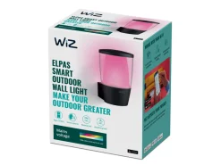 Utelamper - Klassiske Vegglamper|Wiz>WiZ Elpas smart vegglampe 8,5W utendørs IP44 RGB Fullfarge Wifi - Svart