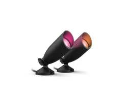 Uplights|Wiz>WiZ Ground smart spot 4W startsett utendørs RGB Fullfarge Wifi - Svart
