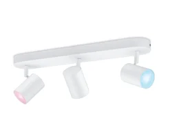 Kjøkkenbelysning Tak|Wiz>WiZ Smart Imageo 3 lys spot 3x5W 2700-6500K RGB Fullfarge Wîfi - Hvit