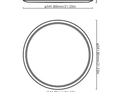 Kjøkkenbelysning Tak|Wiz>WiZ Smart Superslim taklampe 32W 2700-6500K RGB fullfarge 55 cm Wîfi - Hvit