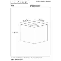 Vegglamper Med Opp/Ned Lys><noscript><img width=
