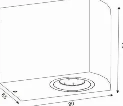 Utelamper Med Opp/Ned Lys><noscript><img width=