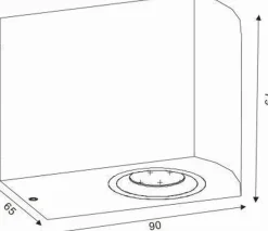 Utelamper Med Opp/Ned Lys><noscript><img width=